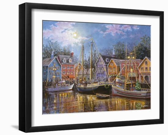 Ships Aglow-Nicky Boehme-Framed Giclee Print