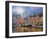 Ships Aglow-Nicky Boehme-Framed Giclee Print