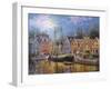 Ships Aglow-Nicky Boehme-Framed Giclee Print