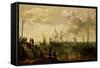 Ships Along the Shore-Adam Willaerts-Framed Stretched Canvas