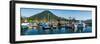 Ships and boats at marina, Sitka, Southeast Alaska, Alaska, USA-null-Framed Photographic Print