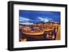 Ships and Boats at the Harbour and the Old Town-Markus Lange-Framed Photographic Print