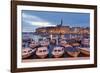 Ships and Boats in the Harbour and the Old Town-Markus Lange-Framed Photographic Print