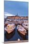 Ships and Boats in the Harbour and the Old Town-Markus Lange-Mounted Photographic Print