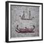 Ships and Their Crews (Rock Carving)-null-Framed Giclee Print