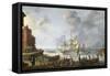 Ships Arriving in a Port-Adam Willaerts-Framed Stretched Canvas