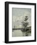 Ships at Le Havre-Eugène Boudin-Framed Art Print