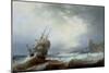 Ships Beating Off a Lee Shore-John Wilson Carmichael-Mounted Giclee Print