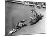 Ships Blocking the Suez Canal-null-Mounted Photographic Print