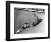 Ships Blocking the Suez Canal-null-Framed Photographic Print