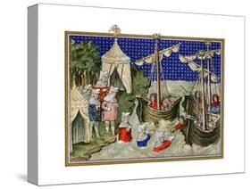 Ships Bringing Provisions to the English Host, Richard Ii's Campaign in Ireland, 1399-null-Stretched Canvas