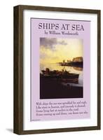 Ships By the Sea-null-Framed Art Print