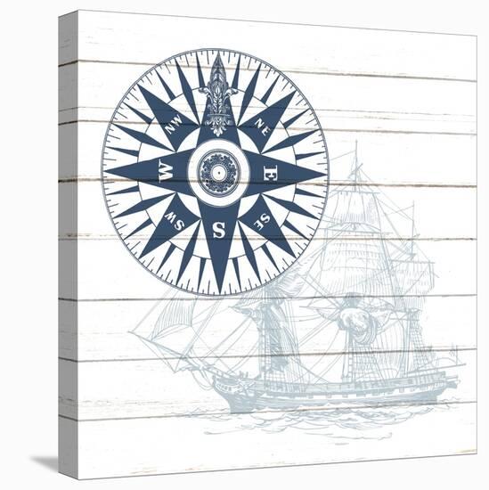 Ships Compass-Kimberly Allen-Stretched Canvas