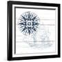 Ships Compass-Kimberly Allen-Framed Art Print