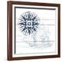 Ships Compass-Kimberly Allen-Framed Art Print