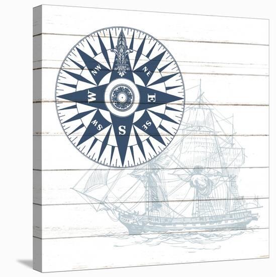 Ships Compass-Kimberly Allen-Stretched Canvas