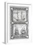 Ships from Dutch Fleet, 17th Century-null-Framed Giclee Print