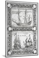 Ships from Dutch Fleet, 17th Century-null-Mounted Giclee Print