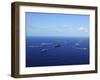 Ships from the Ronald Reagan Carrier Strike Group Transit the Pacific Ocean-Stocktrek Images-Framed Photographic Print