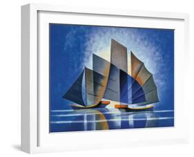 Ships I-Louis Toffoli-Framed Art Print