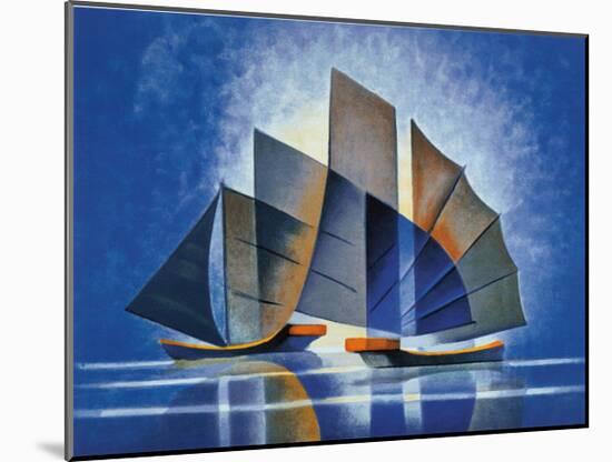 Ships I-Louis Toffoli-Mounted Art Print