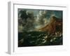 Ships in a Gale, C.1705-08-Marco Ricci-Framed Giclee Print