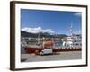 Ships in Docks in the Southernmost City in the World, Ushuaia, Argentina, South America-Robert Harding-Framed Photographic Print