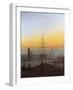 Ships in Greifswald Harbor-Caspar David Friedrich-Framed Giclee Print