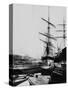 Ships in London Docks-null-Stretched Canvas