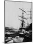 Ships in London Docks-null-Mounted Photographic Print