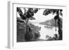 Ships in the Panama Canal-null-Framed Photographic Print