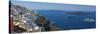 Ships in the Sea Viewed from a Town, Santorini, Cyclades Islands, Greece-null-Stretched Canvas