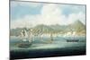 Ships in Victoria Harbour-Oriental School-Mounted Premium Giclee Print