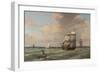 Ships Leaving Boston Harbor, 1847-Fitz Henry Lane-Framed Giclee Print