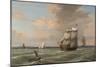 Ships Leaving Boston Harbor, 1847-Fitz Henry Lane-Mounted Giclee Print