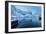 Ships Moored in the Small Harbor of Reine under a Gloomy Sky in the South of the Lofoten Islands-Roberto Moiola-Framed Photographic Print