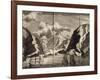 Ships Near Spitzbergen, Engraving from Voyage to Spitzbergen, 1671-Frederic Martens-Framed Giclee Print