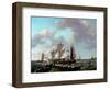 Ships Near the Coast, 1831-Johannes Hermanus Koekkoek-Framed Premium Giclee Print