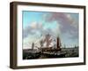 Ships Near the Coast, 1831-Johannes Hermanus Koekkoek-Framed Giclee Print