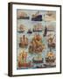 'Ships of many kinds and many centuries', c1934-Unknown-Framed Giclee Print