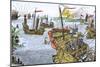 Ships of Marco Polo on the Mediterranean Sea, c.1300-null-Mounted Giclee Print