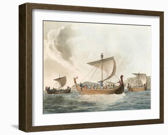 Ships of the Conquest-Charles Hamilton Smith-Framed Art Print