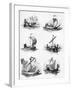 Ships of the Hanseatic League of the 14th and 15th Century-Willy Stower-Framed Giclee Print