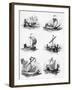 Ships of the Hanseatic League of the 14th and 15th Century-Willy Stower-Framed Giclee Print