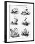 Ships of the Hanseatic League of the 14th and 15th Century-Willy Stower-Framed Giclee Print