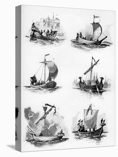 Ships of the Hanseatic League of the 14th and 15th Century-Willy Stower-Stretched Canvas