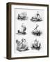 Ships of the Hanseatic League of the 14th and 15th Century-Willy Stower-Framed Giclee Print