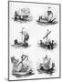 Ships of the Hanseatic League of the 14th and 15th Century-Willy Stower-Mounted Giclee Print