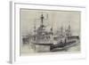 Ships of War Building under the New Programme-William Heysham Overend-Framed Giclee Print