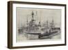 Ships of War Building under the New Programme-William Heysham Overend-Framed Giclee Print